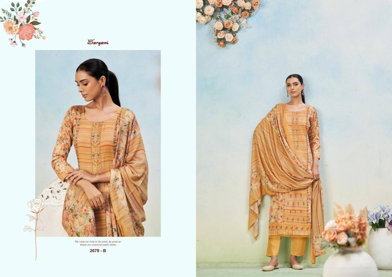 Sargam tisha Designer dress materials in Delhi